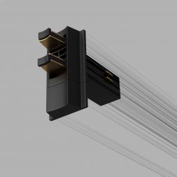 Slim Magnetic Соединитель для круглого шарнирного коннектора (чёрный) Elektrostandard
