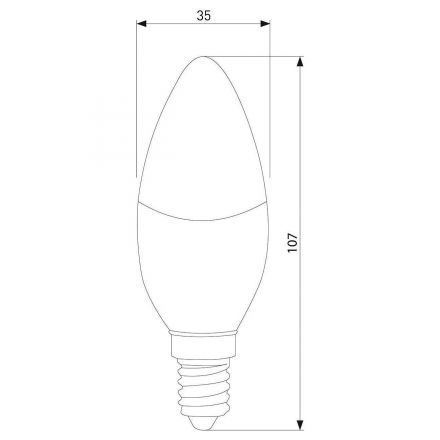 Светодиодная диммируемая лампа Dimmable 7W 4200K E14 (C35) Elektrostandard