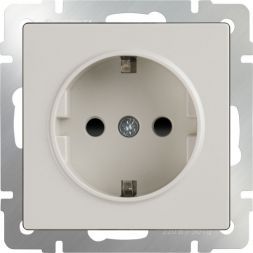 Розетка с заземлением Werkel W1171303 слоновая кость (WL03-10-01)