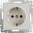 Розетка с заземлением Werkel W1171303 слоновая кость (WL03-10-01)