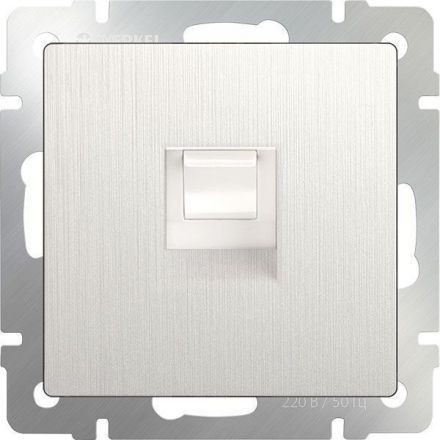 Розетка Ethernet RJ-45 Werkel W1181013 перламутровый рифленый (WL13-RJ-45)
