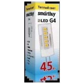 Капсульная светодиодная лампа 4,5W 3000K G4 Smartbuy SBL-G4 4_5-30K