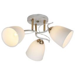 Светильник потолочный Linvel LV 9427/3 Эвет Белый/золото Е27 60W D550 H250мм (LINVEL LV 9427/3 Эвет Белый/золото Е27 60W) Светильник потолочный Linvel LV 9427/3 Эвет Белый/золото Е27 60W D550 H250мм (LINVEL LV 9427/3 Эвет Белый/золото Е27 60W)