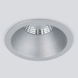 Встраиваемый точечный светодиодный светильник Elektrostandard 15266/LED 7W 4200K серебро