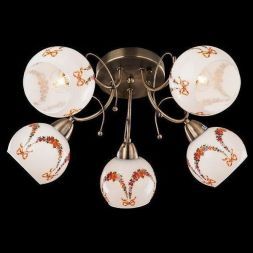 Люстра Eurosvet 30033/5 античная бронза