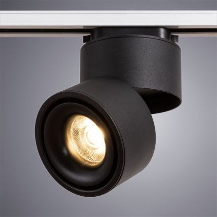 Трековый светодиодный светильник Arte Lamp A7716PL-1BK