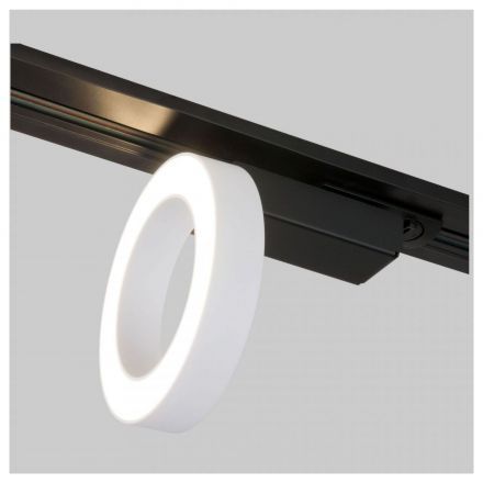 Трековый светодиодный светильник для однофазного шинопровода Spila 12W 4200K Elektrostandard 85079/01 белый