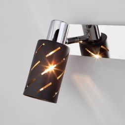 Настенный светильник Eurosvet 20090/3 черный/хром