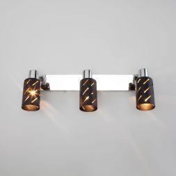 Настенный светильник Eurosvet 20090/3 черный/хром