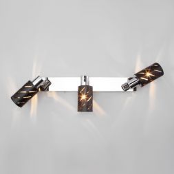 Настенный светильник Eurosvet 20090/3 черный/хром