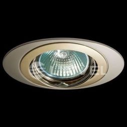 Светильник встраиваемый Linvel ELC-104 PN/G/PN под MR-16 поворот. элипс