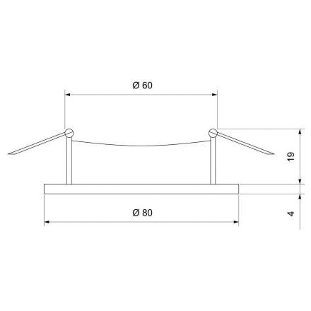 Точечный светильник Elektrostandard 863A хром