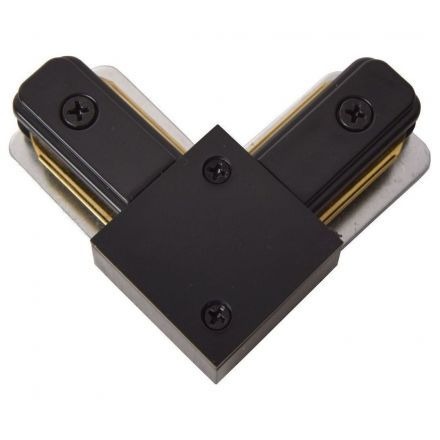 Коннектор угловой для однофазного трека G85402 BK Gerhort