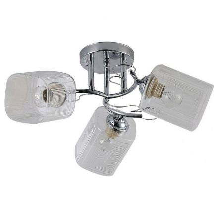 Люстра ЭкономСвет 12175/3CR CL+WT