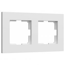 Рамка на 2 поста Slab (белый матовый) W0022961 Werkel