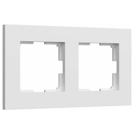 Рамка на 2 поста Slab (белый матовый) W0022961 Werkel