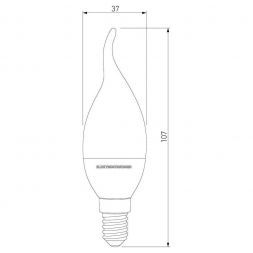 Светодиодная диммируемая лампа Dimmable 7W 4200K E14 (CW35) Elektrostandard
