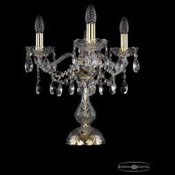 Настольная лампа Bohemia Ivele Crystal 1413L/3/141-39/G