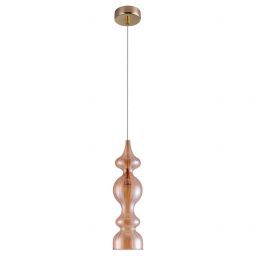 Подвесной светильник Crystal Lux Iris SP1 A Amber (CRYSTAL-LUX Iris SP1 A Amber)