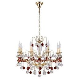 Подвесная люстра Crystal Lux FRUTA SP8 GOLD (CRYSTAL-LUX FRUTA SP8 GOLD) Подвесная люстра Crystal Lux FRUTA SP8 GOLD (CRYSTAL-LUX FRUTA SP8 GOLD)