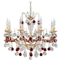 Подвесная люстра Crystal Lux FRUTA SP8 GOLD