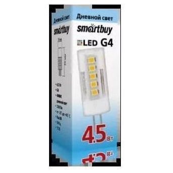 Капсульная светодиодная лампа 4,5W 4000K G4 Smartbuy SBL-G4 4_5-40K