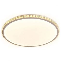 Потолочный светодиодный светильник Ambrella FF70 WH CRYSTAL