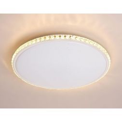 Потолочный светодиодный светильник Ambrella FF70 WH CRYSTAL
